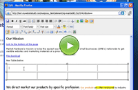 Website Editor: Advanced View