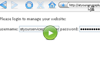 Logging Into the Website Editor